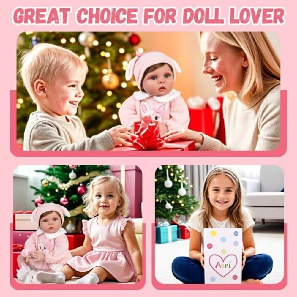 Aori Reborn Baby Dolls Lifelike Reborn Girl Doll Realistic Newborn Baby Doll
